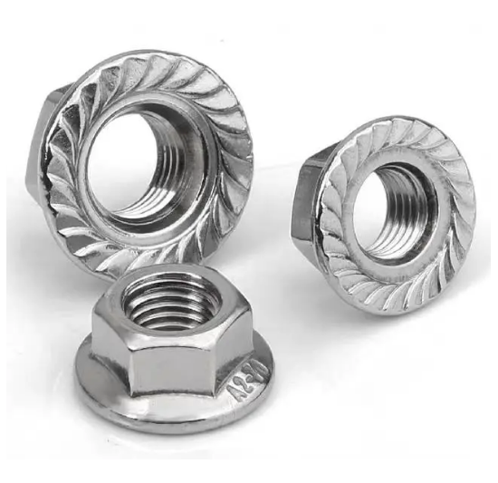FLANGE NUT WITH SARRETION