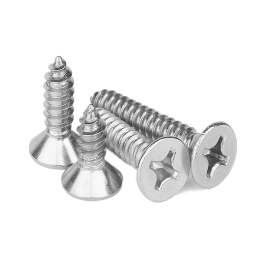 COUNTER SUNK TAPPING SCREW WITH CROSS RECESS DRIVE H TYPE